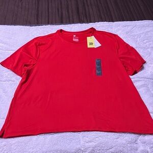 All in Motion Red Short Sleeve Tee